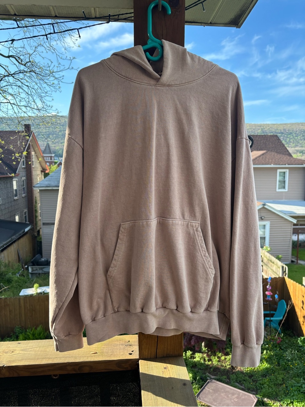Los Angeles Apparel Light Taupe Hoodie Sweatshirt